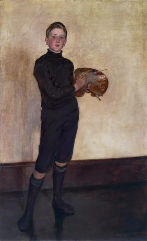 Violet Teague, The boy with the palette