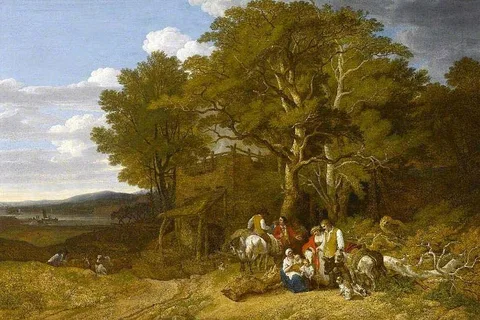 John White Abbott, The Old Lime Kilns near Topsham on the Exe, Devon