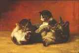 John Henry Dolph, Mother Cat and Her Kittens