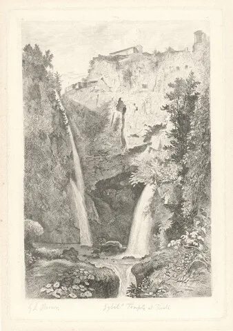George Loring Brown, Cascades at Tivoli