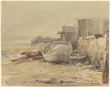 George Loring Brown, Beached Vessel