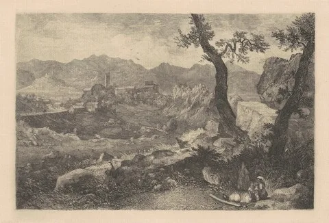 George Loring Brown, View Near Rome