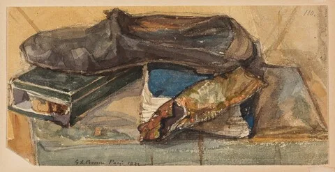 George Loring Brown, Shoe, Herring, and Book