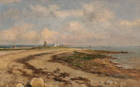 George Loring Brown, Entrance to the Harbor of Norwalk, Connecticut