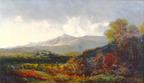 George Loring Brown, Moat Mountain from Jackson, New Hampshire