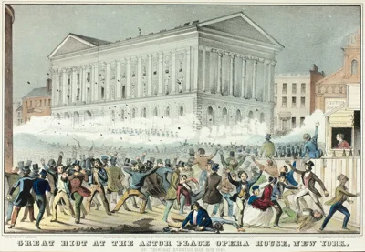 Nathaniel Currier, Great Riot at the Astor Place