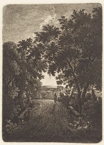 Ferdinand Kobell, An Evening Stroll