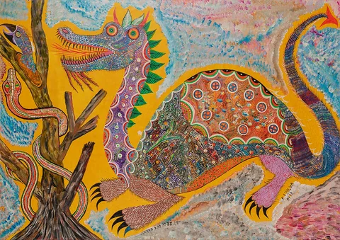 Chico da Silva, Dragon and Serpent