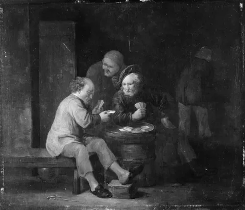 August Querfurt, Card Players