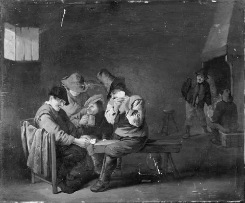 August Querfurt, Card Players