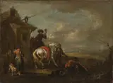 August Querfurt, Hunters by a Tavern