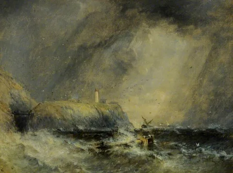 Thomas Creswick, South Stack Lighthouse, Holyhead