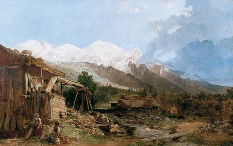 George Clarkson Stanfield, Swiss Landscape