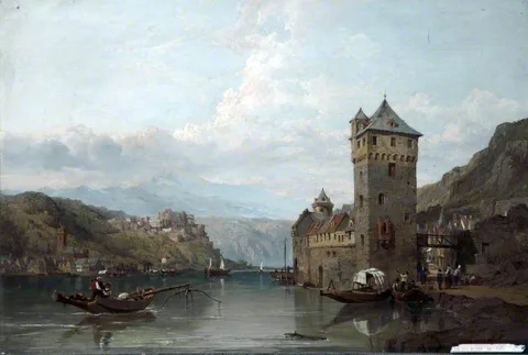 George Clarkson Stanfield, On the Rhine