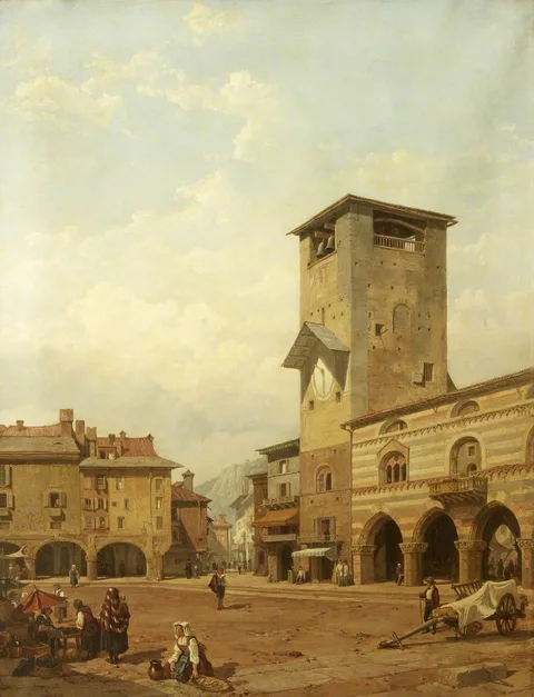 George Clarkson Stanfield, The Broletto, Como