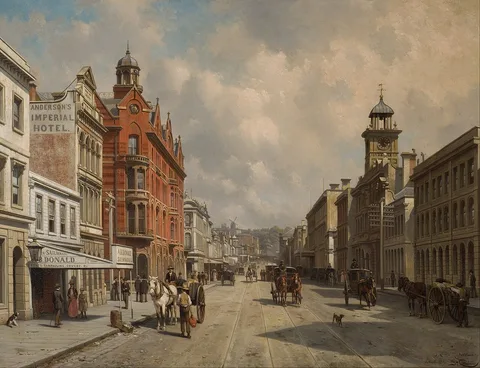Jacques Carabain, Queen Street, Auckland
