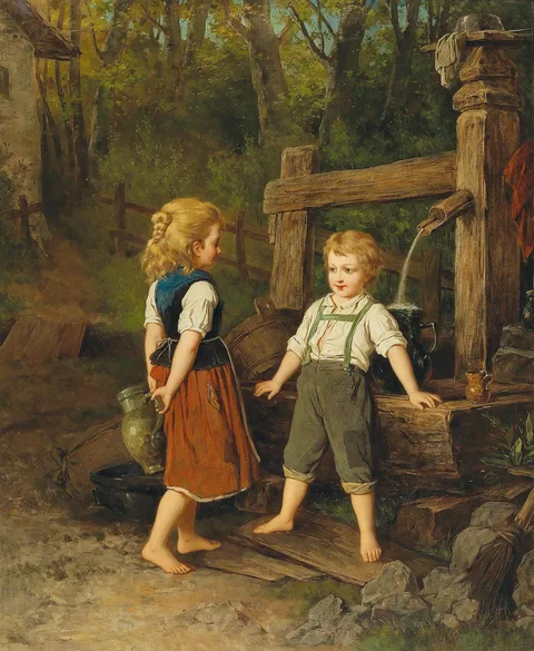 Anton Ebert, Children at the Well