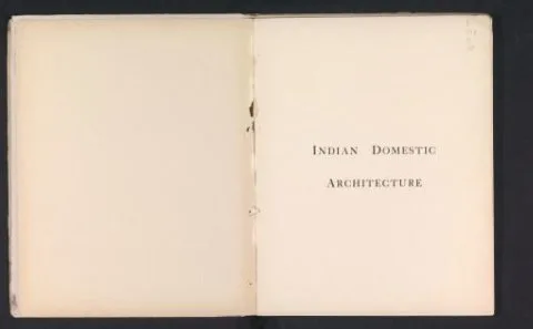 Lockwood de Forest, Indian domestic architecture