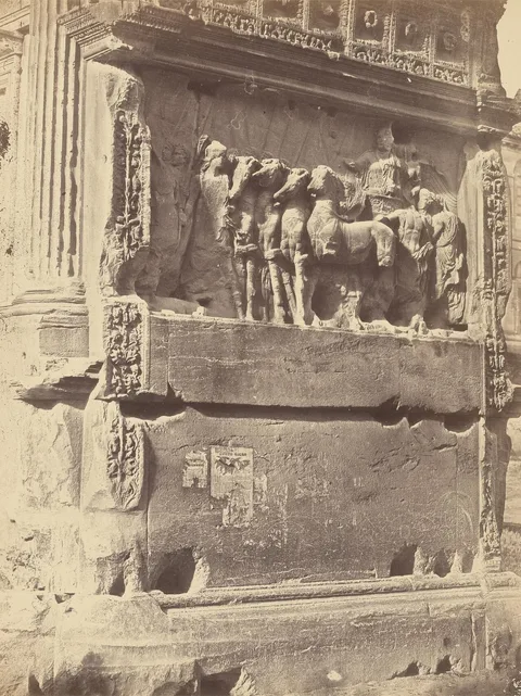 Robert Turnbull Macpherson, Bas-relief of the Biga, Arch of Titus