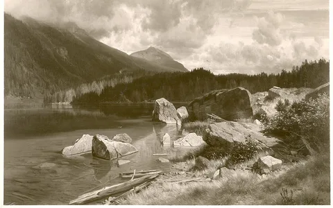 Johann Gottfried Steffan, The Hintersee near Berchtesgaden