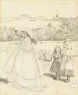 George John Pinwell, The Great Lady - George John Pinwell