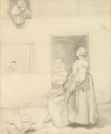 George John Pinwell, A Long Coversation - George John Pinwell