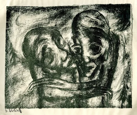 Georg Ehrlich, Trostung (Consolation), from Genius, Zeitschrift für werdende und alte Kunst (Magazine for Emerging and Ancient Art), Year 2, no. 1