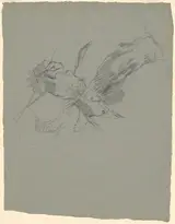 Enoch Wood Perry, Jr., Study of Hands Knitting [recto]