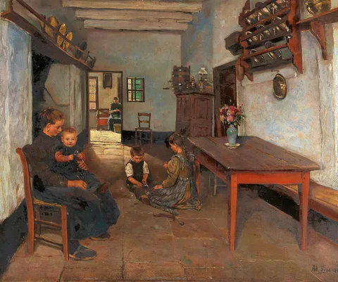 Adolf Lins, In The Parlour