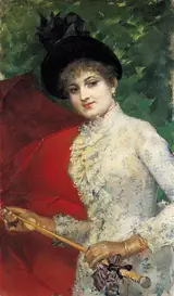 Félix Resurrección Hidalgo, La Parisienne