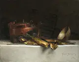 Milne Ramsey, Still Life with Copper Kettle and Herring