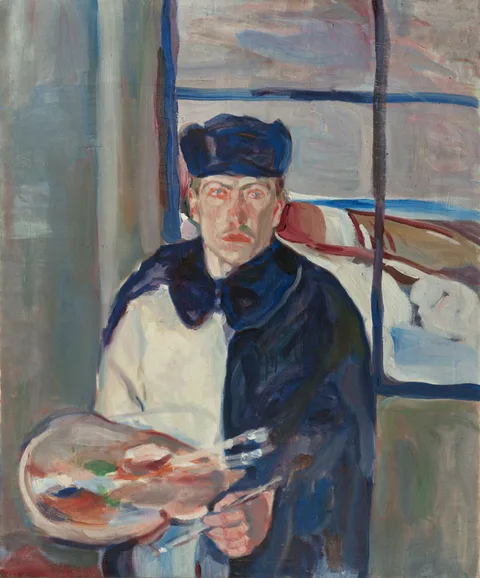 Jindřich Prucha, Wintry Self-Portrait