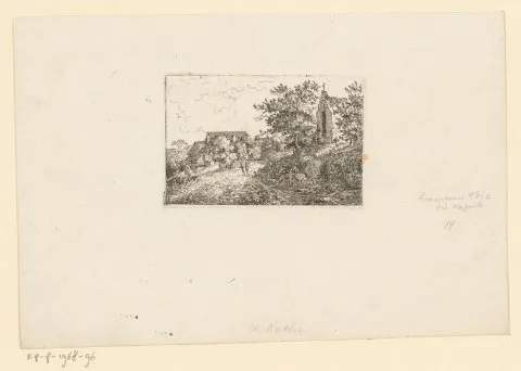 Christoph Nathe, Landschap met een kapel
