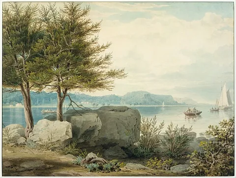 William James Bennett, Weehawken from Turtle Grove