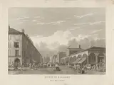 William James Bennett, Fulton Street and Market, New York