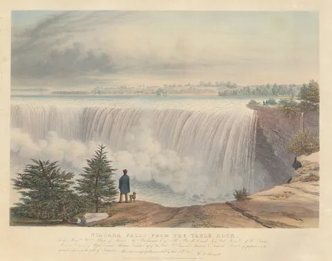 William James Bennett, Niagara Falls from the Table Rock