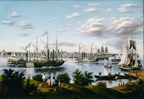 William James Bennett, View of Detroit in 1836