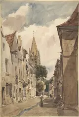 Thomas Shotter Boys, View of Issy (A Street in Issy-les-Moulineaux, Seine)