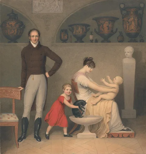 Adam Buck, The Artist and his Family