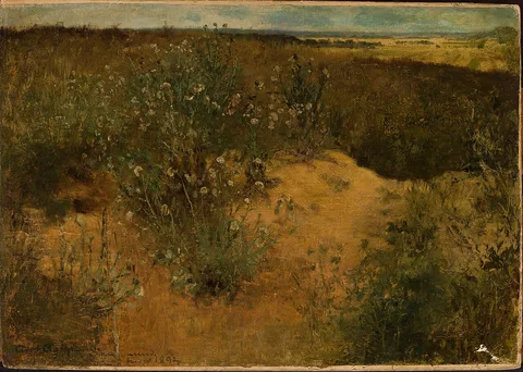 Curt Agthe, Landscape with thistles