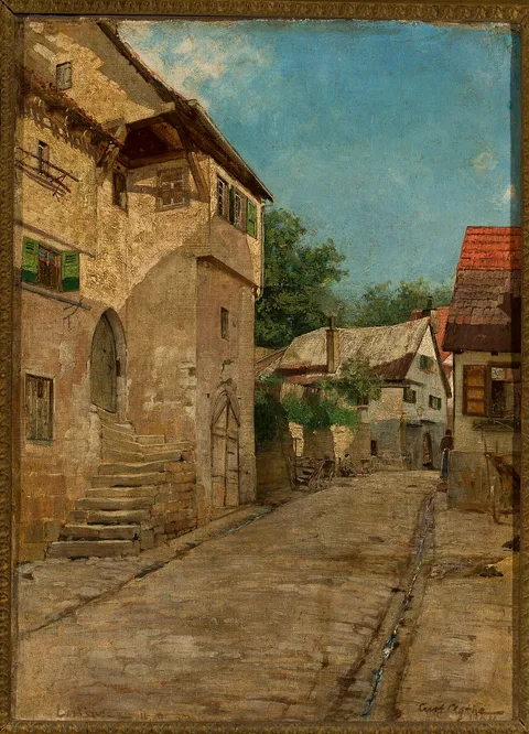 Curt Agthe, In a town