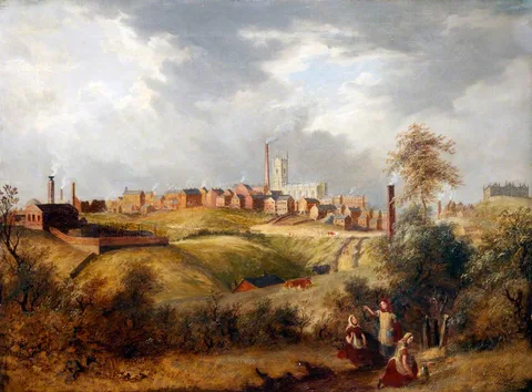 James Howe Carse, Oldham, Lancashire, from Glodwick Fields