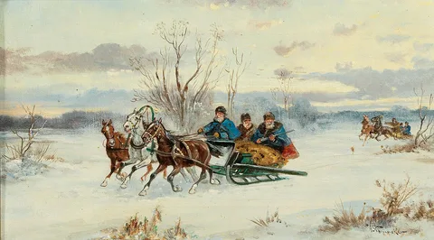 Alfred Steinacker, Winter Ride