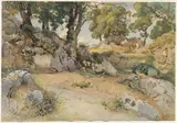 Viktor Paul Mohn, Rocks and Oaks in the Serpentara