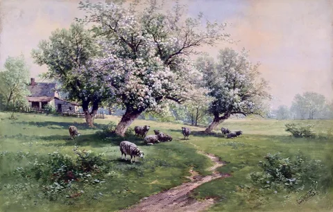 Carl Weber, Spring Landscape