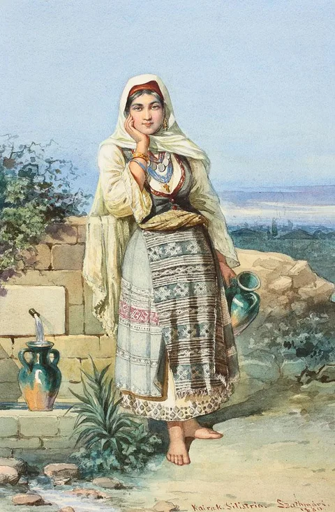 Carol Szathmari, At the spring