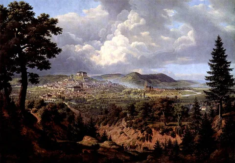 Carl Hasenpflug, Marburg, View from Southeast