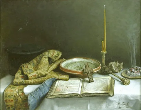 Constantin Daniel Stahi, Still life (Holy water)