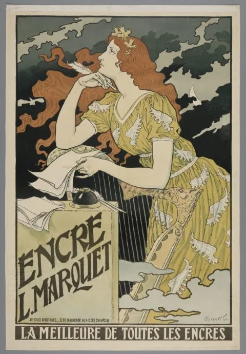 Eugene Grasset, Encre L. Marquet, 1892