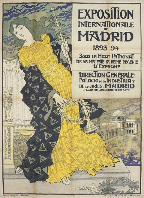 Eugene Grasset, Exposition Internationale de Madrid